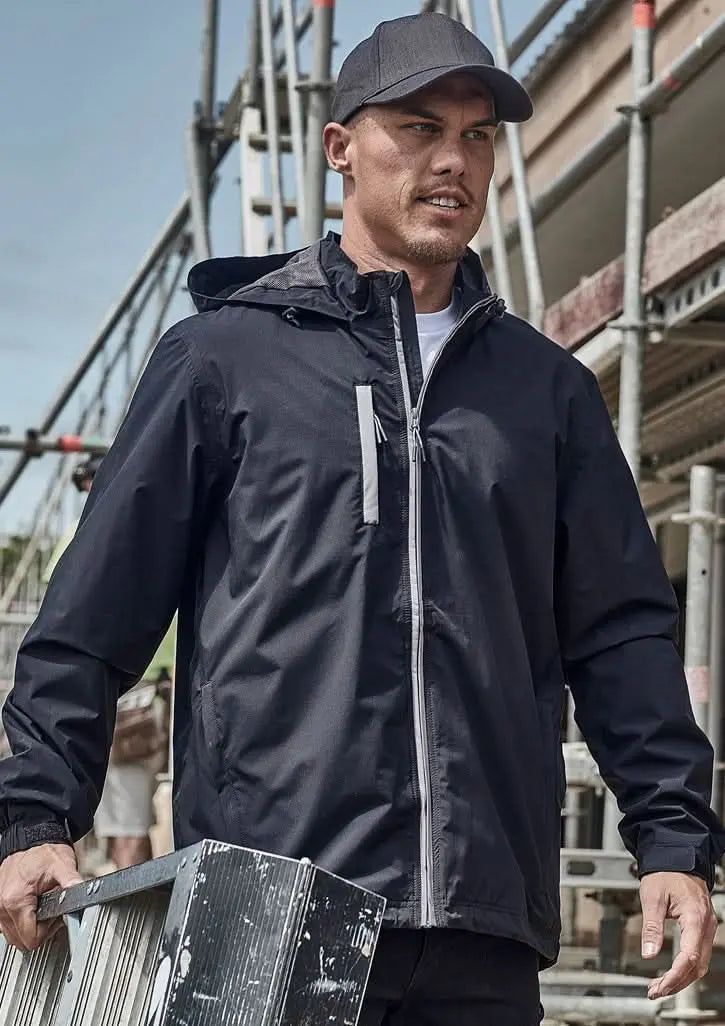 Syzmik Workwear Unisex Super Light Packable Rain Jacket ZJ260 Metro Workwear.